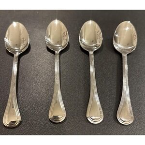 Pfaltzgraff‎ Sturbridge Teaspoon Spoons Spoon Stainless Steel Flatware Set Of 4